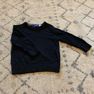 Boy’s Black V-Neck Sweater